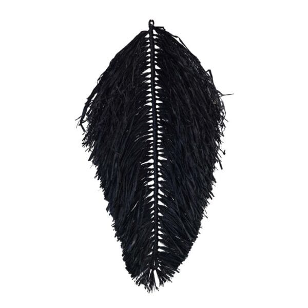 Afro Boho Leaf Black Wall Art Decor Kenya Lucidity