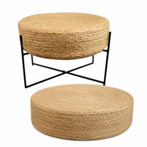 Caramel Pouffe (Dia: 60 CM; Hght: 20 CM)