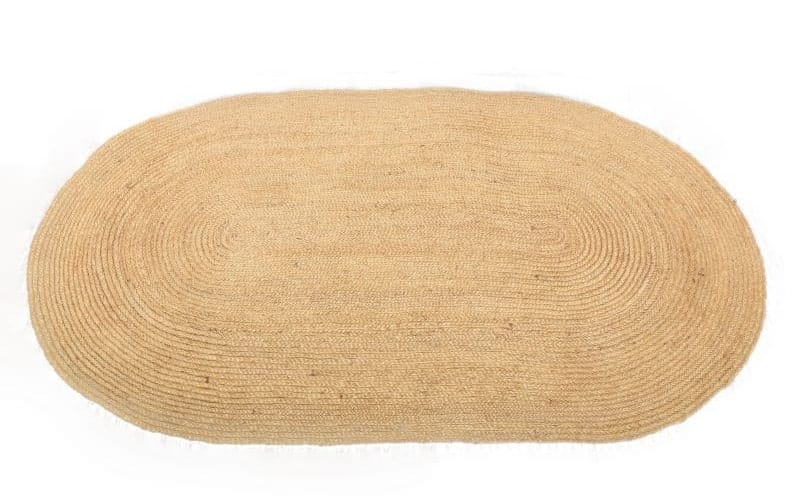 Liyambo Oval Sisal Rope Rug Kenya