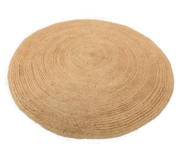 Liyambo Round Sisal Rope Rug Kenya Lucidity