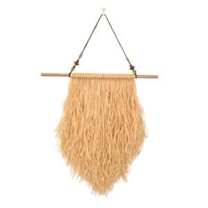 Raffia Wall Bunting (Lgth: 45 CM; Hgt: 55 CM)