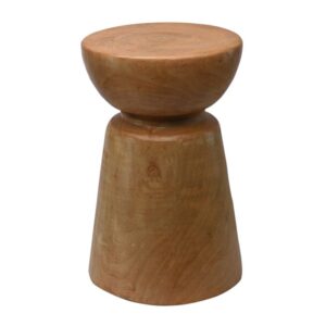 Wine Glass Carved Log Stools (Dia: 30 CM; Hght: 50 CM)