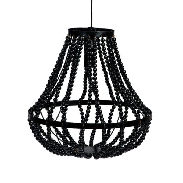 Ebony Beaded Ceiling Lampshade Lucidity Kenya