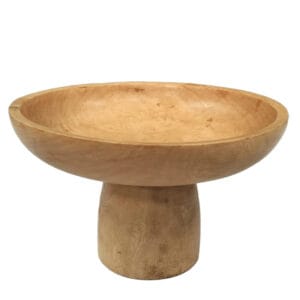 Decorative Wood Bowls (Dia: 25 CM; Hgt 15 CM)