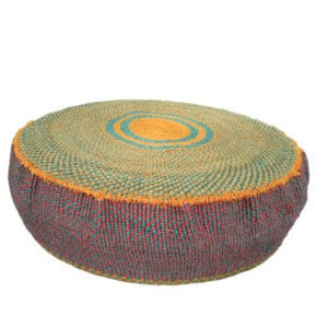 Sisal Woven Pouffe (Dia: 60 CM; Hgth 20CM)