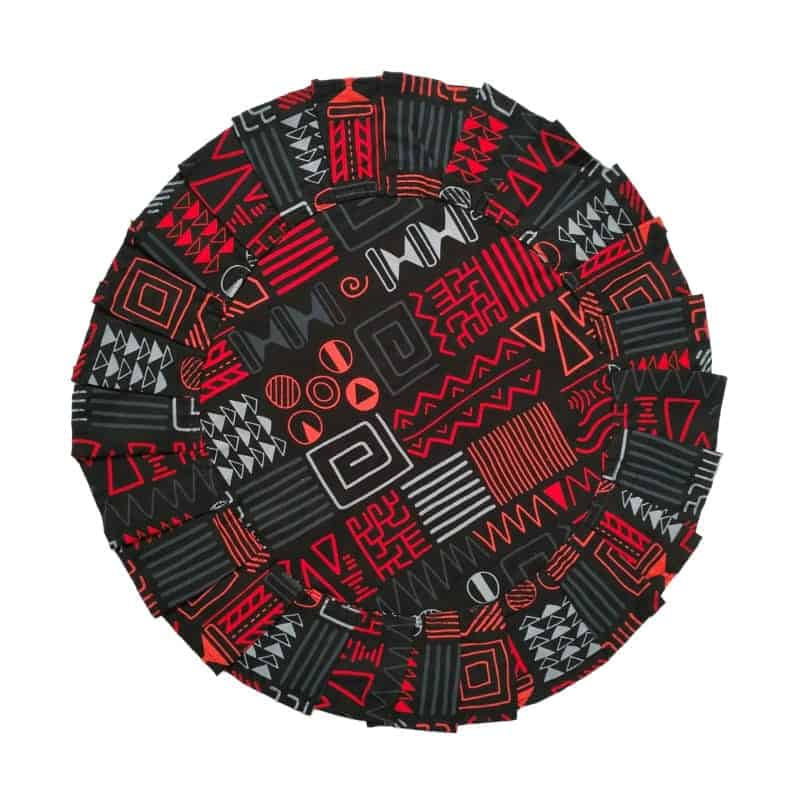 Round Fabric Placemats Ankara