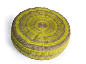 Sisal Woven Pouffe (Dia: 60 CM; Hgth 20CM)