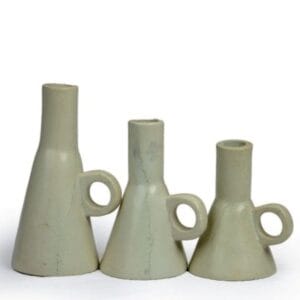 Kombe Soapstone Candle Holders SET OF 3