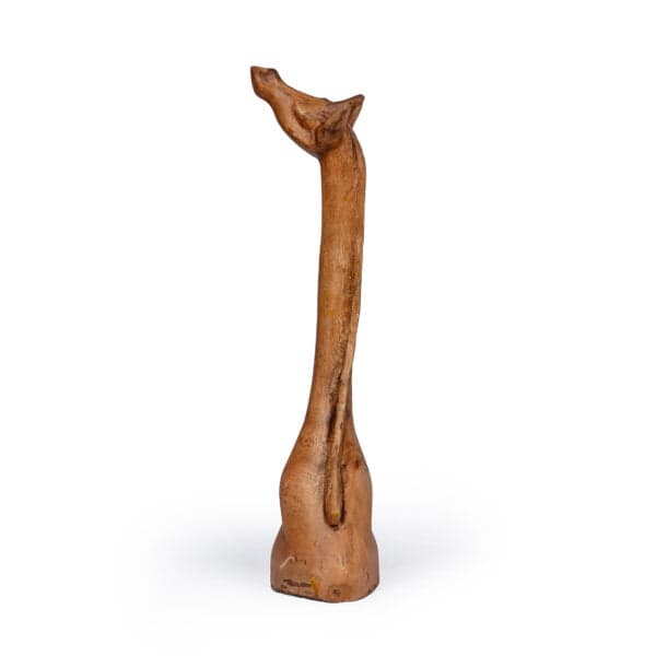 Giraffe Neck Wooden Sculpture Kenya Lucidity