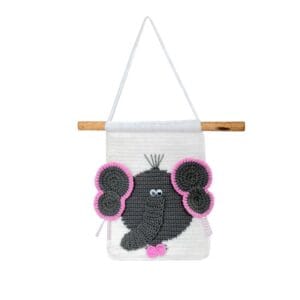 Mtoto wa Ndovu Wall Art Decor (Lgth: 25 CM; Wdth: 20 CM)