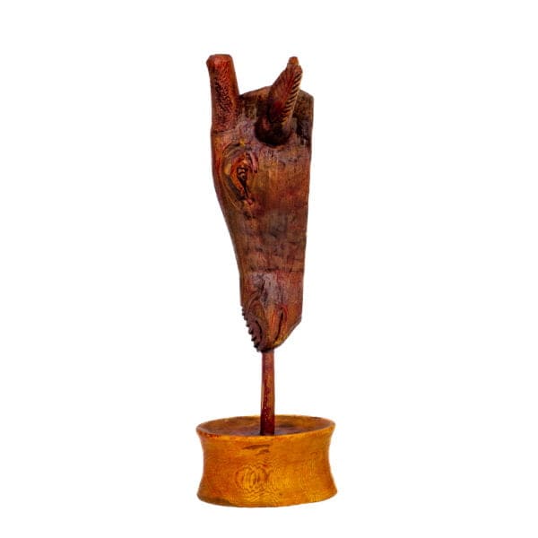 Twiga Wooden Wildlife Head Sculpture Kenya Lucidity