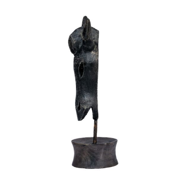Wamicoore Wooden Wildlife Head Sculpture Kenya Side Lucidity