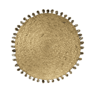 Cowrie Shell Sisal Placemats SET OF 6 (Dia: 30CM)