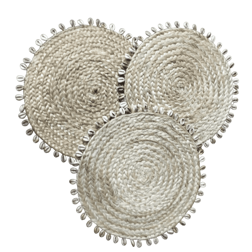 Cowrie Shell Placemats Kenya Nairobi