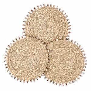 Cowrie Shell Sisal Placemats SET OF 6 (Dia: 30CM)