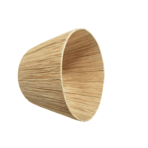Knotted Raffia Lampshades