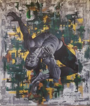 16th Direction Kenya Painting (31H X 36W inches)