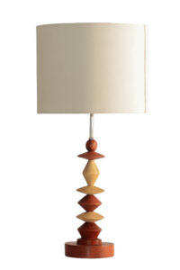Brown Bead Table Lampstand