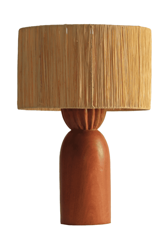 Pillar Wooden Table Lampstand