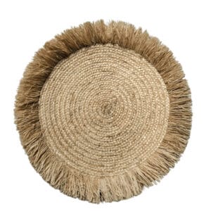 Sisal Fringe Wall Mat Lucidity Kenya