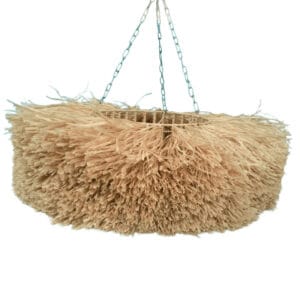 Fluffy Fro Ceiling Lampshade (Dia: 30 CM; Hght: 15 CM)