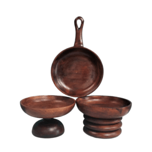 Housewarming Gift Wooden Bowls (Dia: 25 CM; Hgt 15 CM)