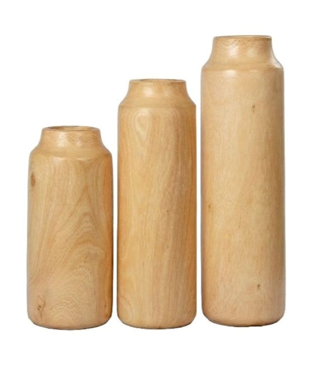 Buy Shufa Wooden Bottle Vases Kenya Decor from Lucidity Artisanals Kenya Table Decor